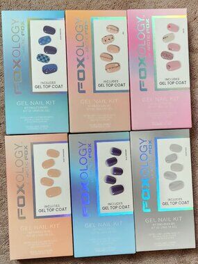 FOXOLOGY by ARCTIC FOX Complete Gel Nail Kit - Various styles/colors - NEW